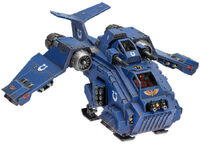 A Stormraven of the Ultramarines Chapter