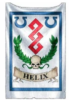 Back Banner of the Ultramarines' Chief Apothecary Corpus Helix