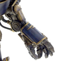 A Power Fist mounted upon a Reaver-class Battle Titan