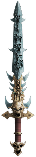 Black Legion Golden Knight Short Sword And