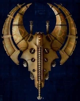 Night Shroud bomber deployed by the Maynarkh Dynasty during the Orphean War, dorsal view.