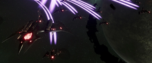 Darkstar Fighters in Space