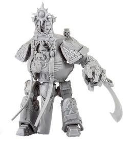 An Osiron Dreadnought armed with a  that features a built-in  and a   loaded with Asphyx Shells.