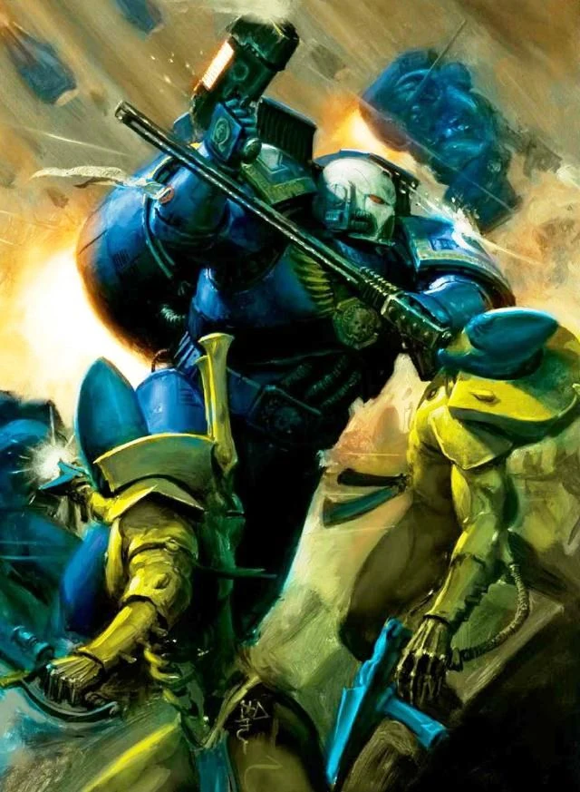 Warhammer 40000 Space Marines / Bladeguard Veterans - Adeptus Astartes: Space Ma - Foto 8