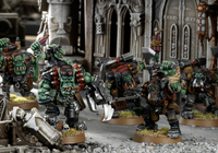 An Ork Kommando Mob.