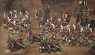 A force of Ventrillian Nobles on the battlefield.