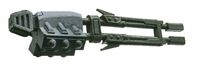 A Phased Ion Gun intended for use as a Tau Battlesuit weapon system