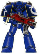Mark IV Maximus Power Armour - Ultramarines Chapter