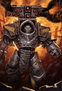 IW2 ast Siege Master.png (3.34 MB) An Iron Warriors Tyrant Siege Terminator Siege Master sergeant arrayed in Cataphractii Pattern Terminator Armour. Note: He is armed with a pair of Power Fists and a carapace-mounted Cyclone Missile Launcher.