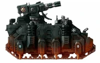 A Stalker of the Black Templars Chapter, side view.