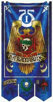 Company Banner of the Ultramarines elite 1st Company, "Warriors of Ultramar"
