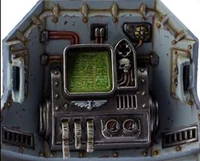 The Wyvern's weapon control console