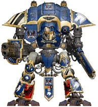Imperial Knight Errant Vermilion Shield, mount of Lord Capulan