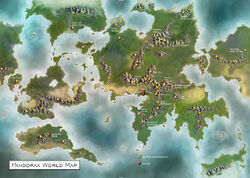 Pandorax World Map