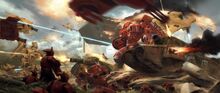 Tau destroy tanks of the Imperial Guard.jpg