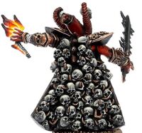 Skulltaker's infamous cloak of skulls; trophy kills of his worthy victims