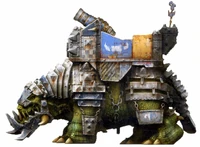 A Deathskulls Squiggoth