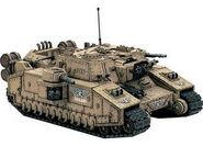 An Astra Militarum Stormlord super-heavy tank