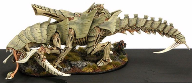 is the Tyranid Norn-Queen's link to the Tyranid swarms on the grou...