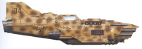 Thunderbolt1.png (236 KB) Thunderbolt of the 83rd Imperial Navy Fighter Wing, Eagle Squadron, desert camouflage for operations on Quatara-Prime.
