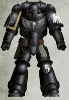 Battle-Brother Kyphon, 2nd Company, 3rd Squad (battleline), Primaris Space Marine of the Raven Guard.