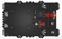 A Rhino of the Deathwatch, dorsal-view