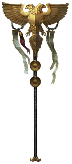 A  of the . Not only do Vexillas appear physically distinct, they also beam a constantly cycling set of data-ident codes that convey strategic information with friendly  forces, and aid in tactical coordination.