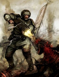 IG Veteran vs. Tyranid