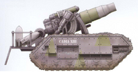 Medusa of the 13th Cadian Armoured Regiment, part of the Cadian Gate Defence Forces