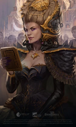 Vistenza Vyatt is the   and vassal of  who serves as the  of the  of .