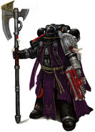 A Blood Angels Deathwatch Keeper