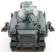 DeimosPredatorExecutioner06.jpg (43 KB) A Deimos Predator Executioner armed with a Heavy Conversion Beamer and sponson-mounted Heavy Bolters, front-side view.