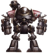 Euru-Vostris-3445-Jun Satarael.jpg (237 KB) Castellax-class Battle Automata Ereu-Vostris-3445-Jun (Terminus Assault Force), Paramar V; assigned to the Taghmata Satarael's IVth Cybernetica Cohort; fought alongside Traitor forces during the Horus Heresy.