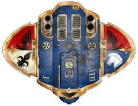 Heraldry of Knight Crusader, Undeniable, of House Terryn (top view)