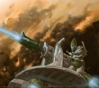 Starcannon Mount.jpg (112 KB) A Aeldari Guardian firing a Starcannon