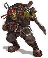 A Blood Axe Ork Kommando