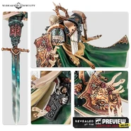 LionElJonsonIndomitusMiniDetails1.jpg (190 KB) Details of Primarch Lion El'Jonson's new Lion Panopoly and his Power Sword Fealty after his awakening in the Era Indomitus of the 41st Millennium.