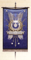 An Ultramarines Legion Banner