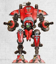 The Armiger Helverin Hate's Requiem piloted by Bondsman Narsus