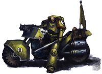 Imperial fists bike by masteralighieri