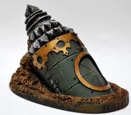 A Termite that has breached the surface.