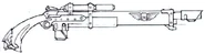 A Vostroya Pattern Lasgun used by the Vostroyan Firstborn