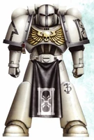 Star Phantoms Tactical Squad Battle-Brother Mors in Mark VI Corvus Power Armour