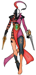 A Harlequin Player of the Masque of the Twisted Path