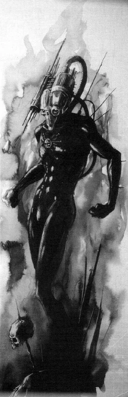 A Culexus Assassin arrayed in his panoply of .