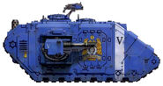 Ultramarines Land Raider with reinforced armour