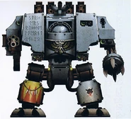 Space Wolves Mars Pattern Mark IV Castraferrum Dreadnought, "Brother Warclaw"