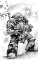 Bad Moons Ork Boy in armour