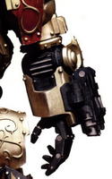 An example of the advanced Power Fists that were found on the Legio Custodes Contemptor-Achillus Dreadnoughts and Contemptor-Galatus Dreadnoughts