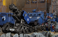 A Thunderfire Cannon of the Ultramarines Chapter